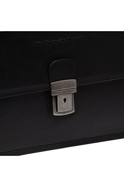 The Chesterfield Brand Laptopfach Glenwood Aktentaschen Messenger Leder 42 cm