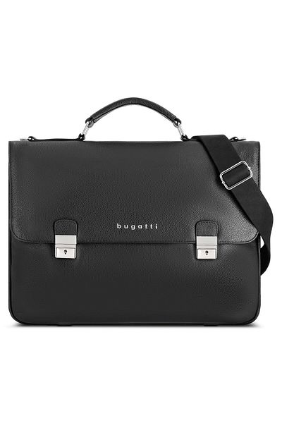 BUGATTI Valencia Aktentasche RFID Leder 40 cm Laptopfach