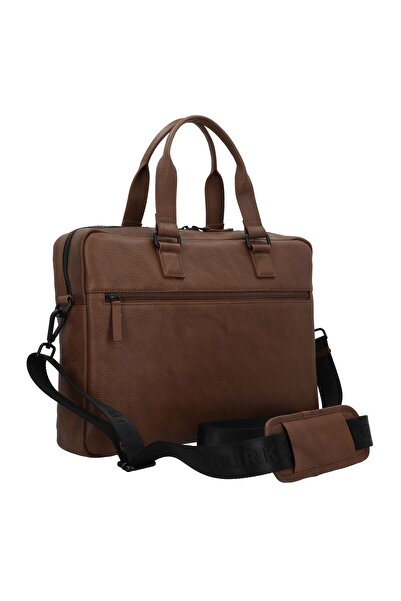 Burkely Minimal Mason Aktentasche Leder 41 cm Laptopfach