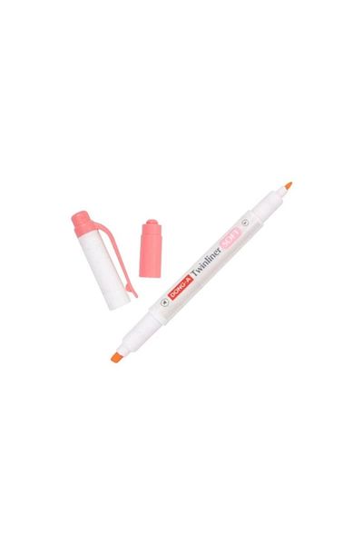 Dong-A Donga Twinler Soft Coral Pink N/12 هايلايتر مزدوج الجوانب