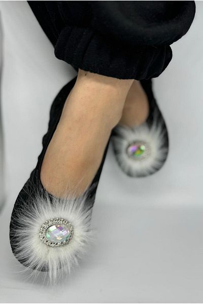 SiFu STYLE Eleganță și confort împreună: pantofi Hürrem Stone Home Ballet Kitty