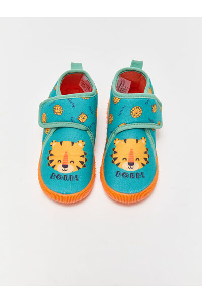 LC Waikiki Baskılı Cırt Cırtlı Erkek Bebek Panduf