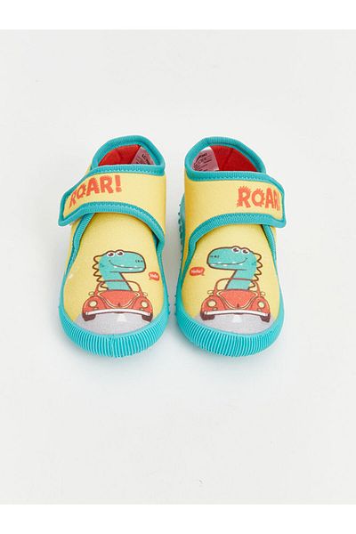 LC Waikiki Papuci pentru bebelusi cu velcro imprimat