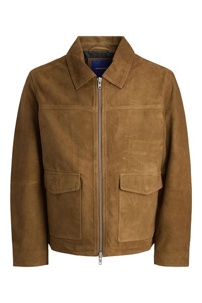 Jack & Jones Jacke Aus Wildleder Jacke Aus Wildleder