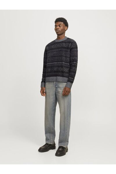 Jack & Jones All over Printed Strickpullover