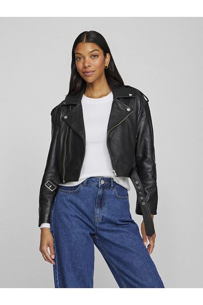 VILA Lederjacke Biker Görünümü