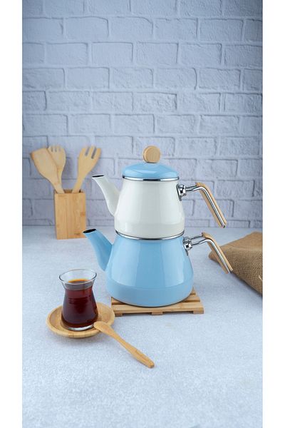 Bambum Lumino Bamboo Handled Teapot Set