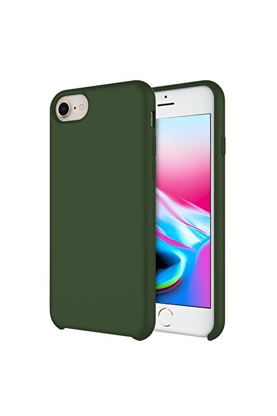 Buff İphone 8/7 Ile Uyumlu Rubber Fit Kılıf Dark Olive