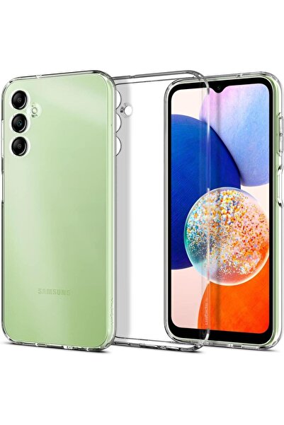 Spigen Galaxy A14 5G Kılıf Liquid Crystal 4 Tarafı Tam Koruma Crystal Clear -...