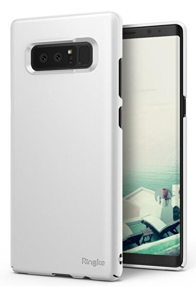Ringke Slim Galaxy Note 8 Ile Uyumlu Kılıf White