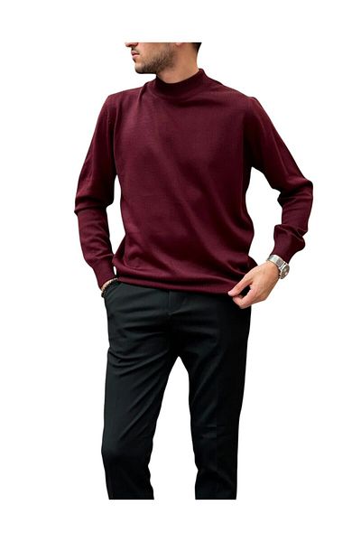 GGMM Men's Knitwear Half Fisher Sweater