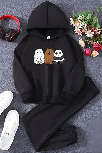 THEKONT Children's Tracksuit Set - Skull Printed, Code 20242910