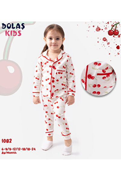 tinytrends Kız Bebek&Çocuk %100 Pamuk Pijama Takımı Baskılı