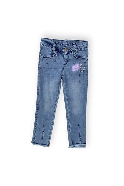 Mnk Baby&Kids Kabát, Body és Farmer lánykosztüm Mnk0558 Lila