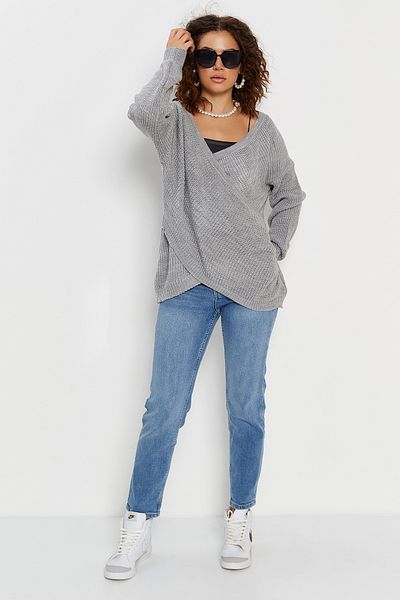 Hopoi Pulover casual de damă cu guler dublu HOP85011