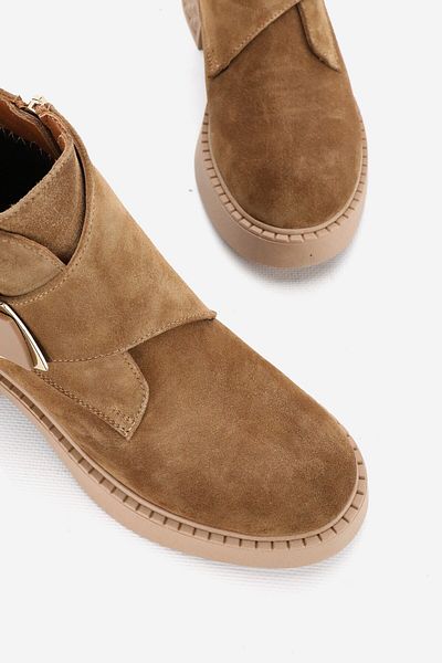 TUNAELLİ ΓΥΝΑΙΚΕΙΑ TABA SUEDE ΓΝΗΣΙΟ ΔΕΡΜΑ ΦΥΣΙΚΟ ΔΕΡΜΑ ΜΕΓΕΘΟΣ 36-41 ΚΟΝΤΕΣ ΜΠΟΤΕΣ & ΜΠΟΤΕΣ