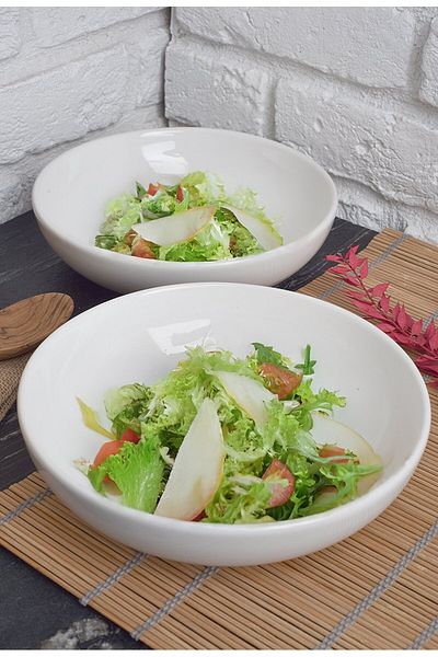 ŞURA MUTFAK Modern 2-Piece Salad Bowl 21cm
