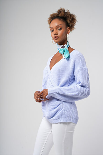 Hopoi Pulover casual de damă cu guler dublu HOP85011