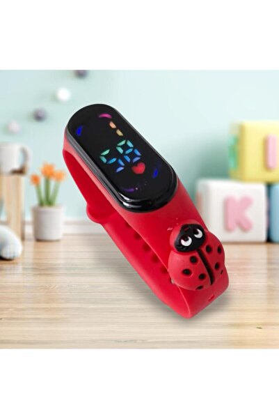 DZC KUZENLER AVM Dijital Dokunmatik Led Ekran Su Geçirmez Figürlü Çocuk Kol S...