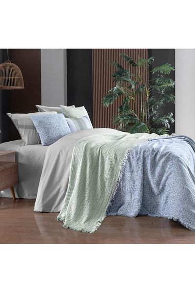 Sarev Turner Double Blue Bedspread