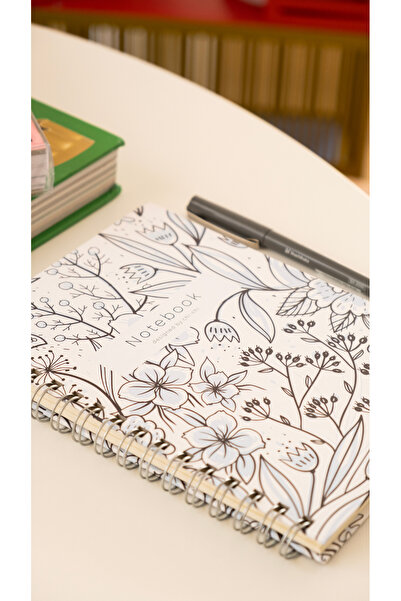 Chi-Chi Papers Checked Notebook - Jennifer, Ringed Notebook, Memory Notebook