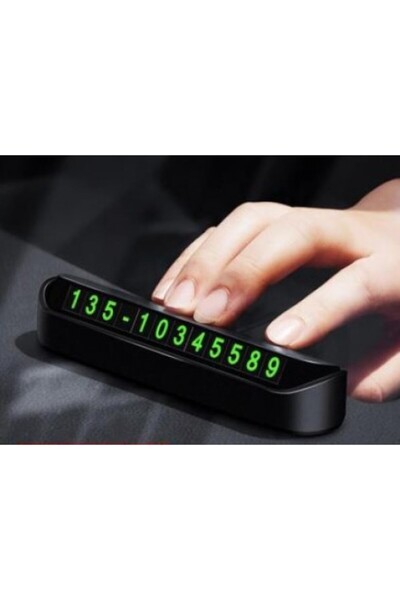 Marsilyan لوحة أرقام الهاتف القابلة للطي على لوحة القيادة للسيارة IEG-U87I5869