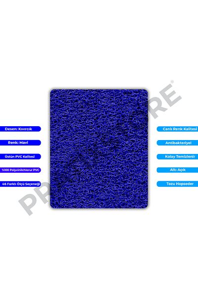 Pratixstore Curly Mat (Size and Color Options of your choice) Non-Slip Base Carpet Runner Door Front Mat
