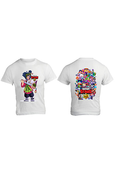 ALPŞAN TİCARET Kenji Brawl Stars Tişört Ön ve Arka Kenji T-shirt Dilediğiniz Karakteri Bize Belirtmeniz Yeterli