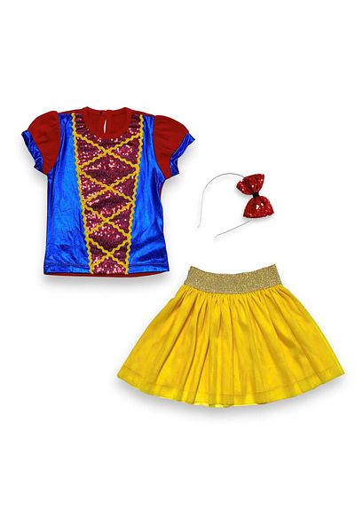Mnk Baby&Kids Fustă Tutu Costum Alba ca Zapada Mnk0530 ALBASTRU