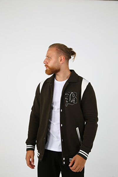 DAKSEL BRG Haki Чоловічий коледж Regular Fit піджак