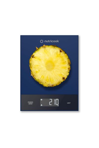 Nutricook Kitchen Scale 2, 5kg Capacity, for Baking & Meal Prep, 4 Measuring Modes, Plastic, Blue