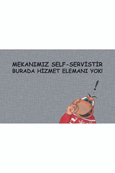 LoveBugT Self Servis Mekan Kapı Önü Paspas LoveBug-T