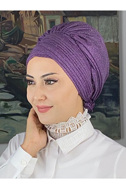 BUTİKAMBAR Trend Model Drapeli Simli Şal