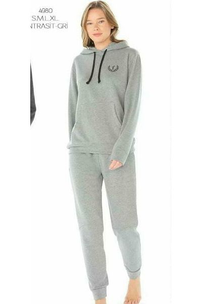 Feyza Σετ φόρμας 4980 Model Hooded Three Thread