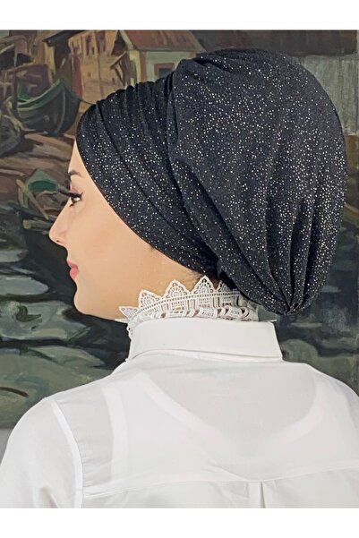 BUTİKAMBAR Trend Model Büzgülü Simli Şal