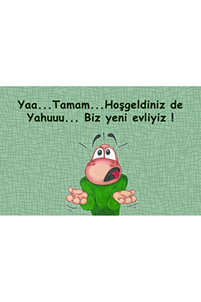 LoveBugT Yeni Evli Kapı Önü Paspas LoveBug-T