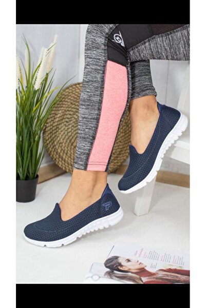 PERFORMANCE Beyaz Tabanlı Çizgili Lacivert Babet