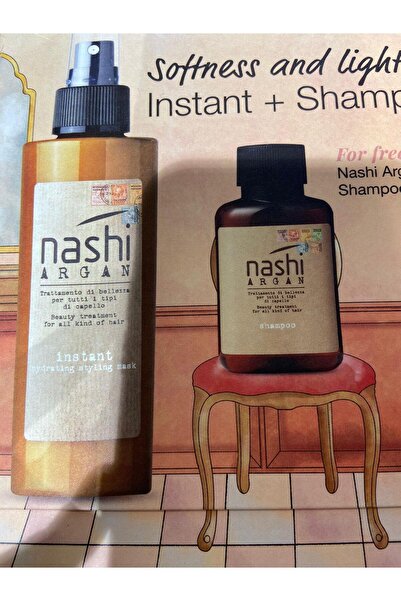 Nashi instant maske+ shampoo argan nashi