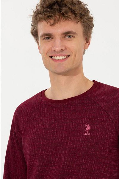 U.S. Polo Assn. Claret Red Men's Sweatshirt