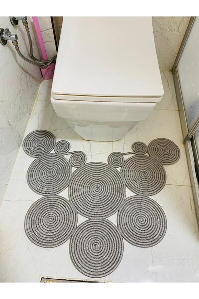 JÜTEX HOME Πατάκι μπάνιου διπλής όψης από γιούτα, ψάθινο και ψάθινο πατάκι - ...