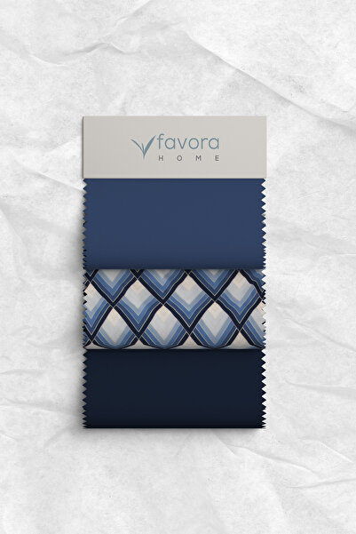 FAVORA Flow Single Bedding Set - Blue