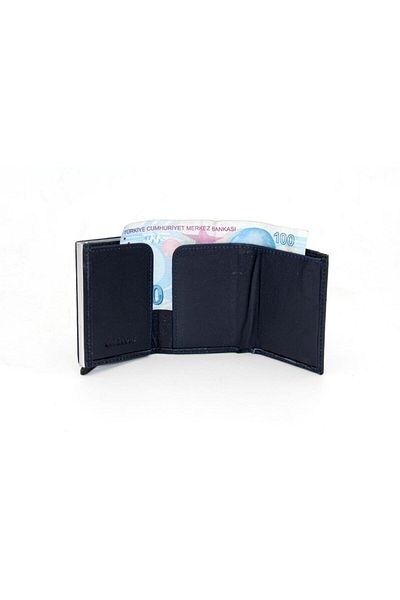 Şener collection Automatic Card Holder with Magnet