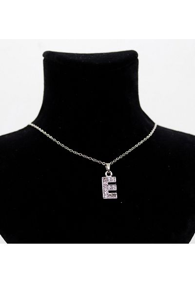 EUROMODA Letter Design Stone Chain Letter Necklace