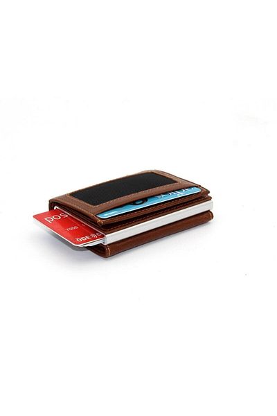 Şener collection Suport card automat cu magnet maro