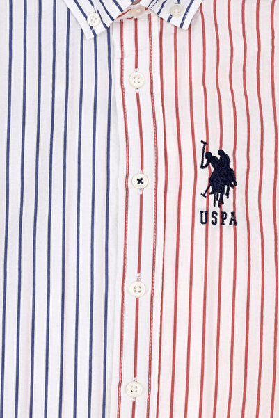 U.S. Polo Assn. Fiú sötétkék hosszú ujjú ing 50270422-VR033