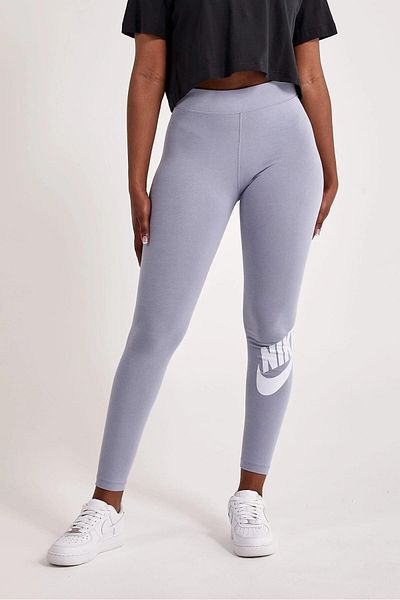 Nike Sportswear Club Leggings cu talie înaltă Leggings din bumbac liliac cu talie înaltă