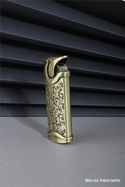 Silvio Monetti Bronz Özel Tasarım Gazlı Çakmak 24csm819mr03