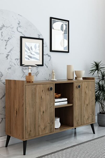 KLT Modüler 120 cm  Konsol tv ünitesi, tv sehpa Modern