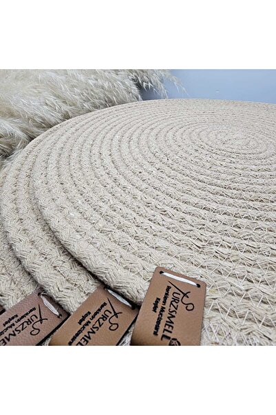 urzsmell 6-Piece Luxury Presentation Food Serving Set - American Serving, Wicker Color, Supla Dish, 100% Handmade