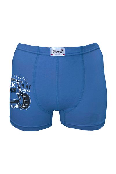 Onurel Pachet de 5 boxeri din lycra cu imprimeu pentru scuter de culori mixte pentru băieți